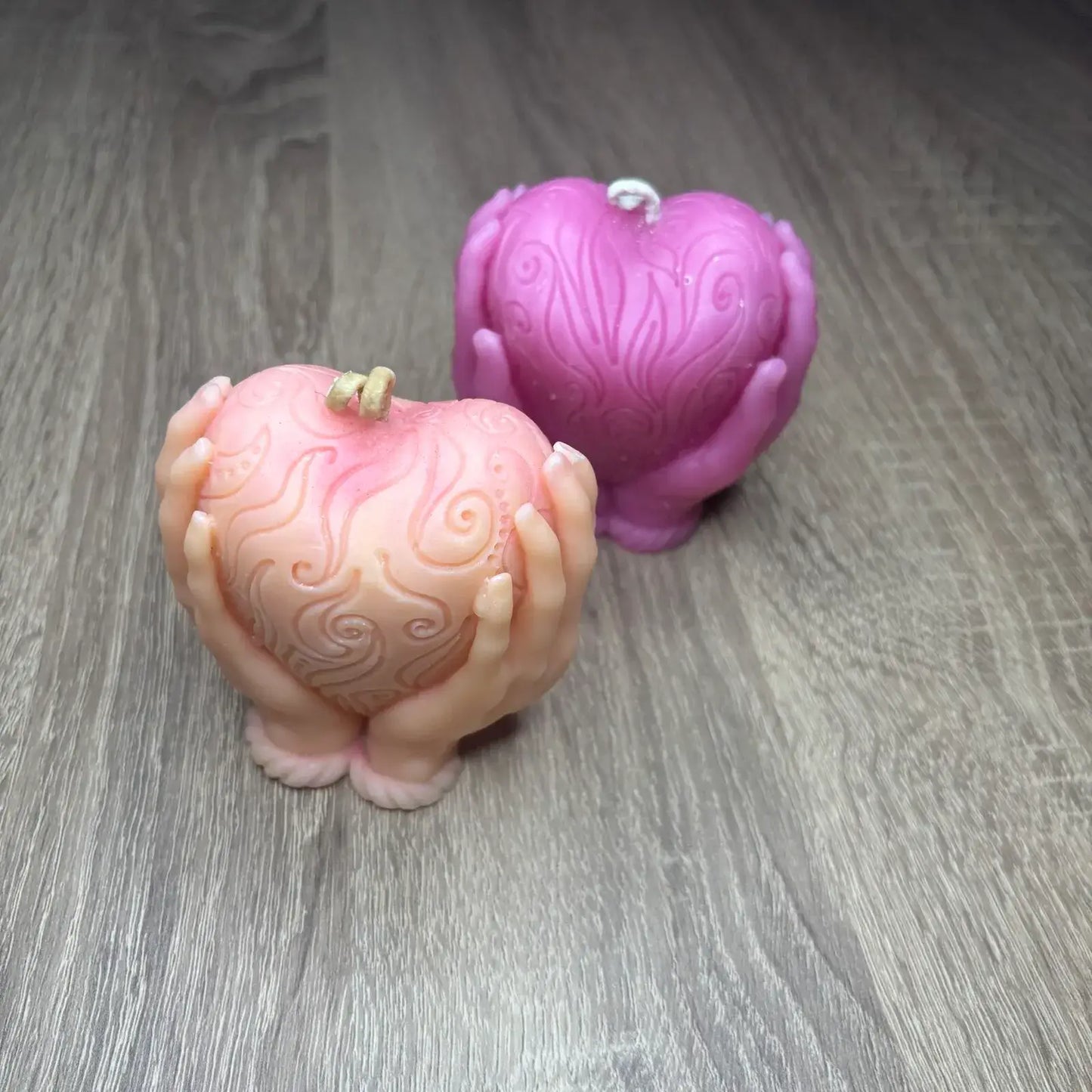 Kézben Tartott Szív Gyertya